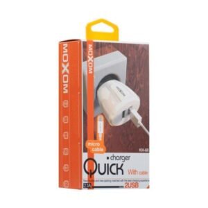 شاحن موكسوم فاست مزدوج USB 2.1A