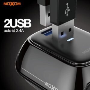 شاحن كهرباء موكسوم USB ثنائي 2.4A