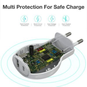 شاحن موكسوم مزدوج USB C سريع