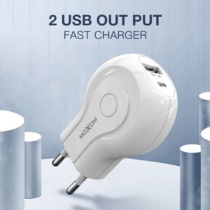 شاحن موكسوم مزدوج USB C سريع