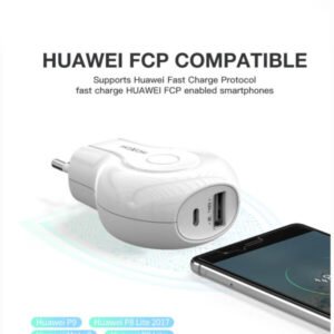 شاحن موكسوم مزدوج USB C سريع