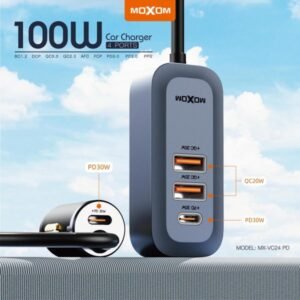 شاحن سيارة موكسوم VC24 PD 100W 4 منافذ