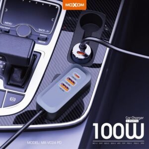 شاحن سيارة موكسوم VC24 PD 100W 4 منافذ