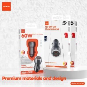 شاحن سيارة موكسوم VC45 سوبر فاست 60W