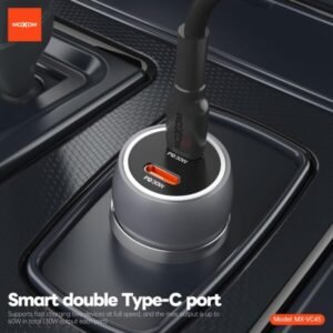شاحن سيارة موكسوم VC45 سوبر فاست 60W