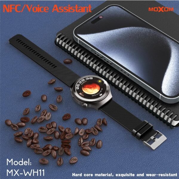 ساعة موكسوم الرياضية الذكية WH11 متعددة المميزات ساعة موكسوم الرياضية الذكية WH11 متعددة المميزات