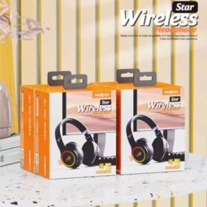 سماعات رأس لاسلكية WL56 LED قابلة للطي